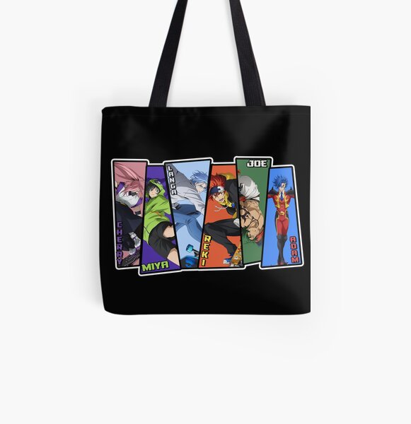 sk8 the infinity characters  All Over Print Tote Bag RB01705 product Offical SK8 The Infinity Merch