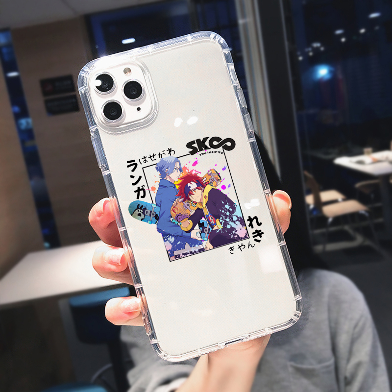 Cute Anime Sk8 The Infinity Anime Transparent Phone Case