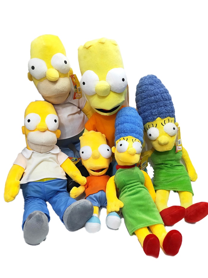 22 55cm The Simpsons Homer J Simpson Marge Simpson Bart Simpson Kawaii kids Toys Plush Birthday - SK8 The Infinity Merch